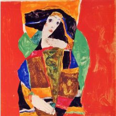 Portrait of a Woman Painting Reproduction
