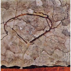 Autumn Tree in Movement Painting Reproduction