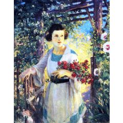 The Rustic Gate Painting Reproduction