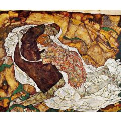 Death and the Maiden Painting Reproduction