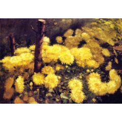 Chrysanthemums Painting Reproduction