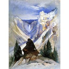 The Grand Canyon of the Yellowstone Painting Reproduction