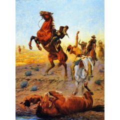 The Fight for Water Painting Reproduction