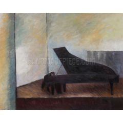 Grand Piano Painting Reproduction