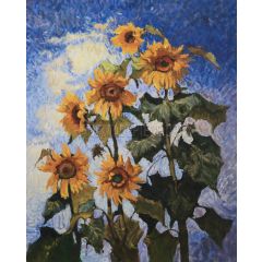 Sunflowers Painting Reproduction
