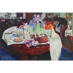 Easter Still-Life Painting Reproduction