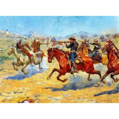 A Sharp Encounter Painting Reproduction