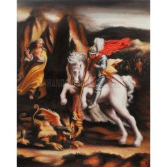 St-George and the Dragon Painting Reproduction