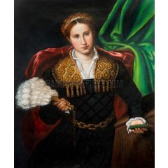 Portrait of Laura da Pola Painting Reproduction
