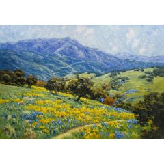 California Poppyfield Painting Reproduction