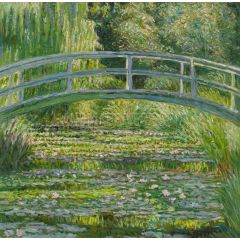 Water-Lily Pond Painting Reproduction