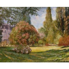 The Parc Monceau, Paris Painting Reproduction