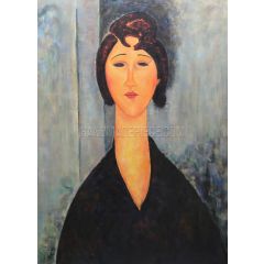 Portrait of a Young Woman Painting Reproduction