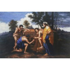 The Shepherds of Arcadia Painting Reproduction