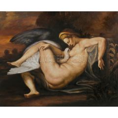 Leda and Swan Painting Reproduction