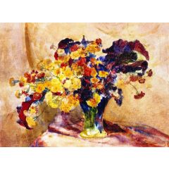 Untitled, also known as Flowers in a Vase Painting Reproduction