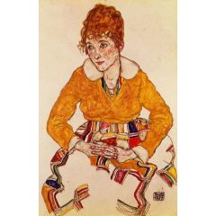 Portrait of the Artist’s Wife Painting Reproduction