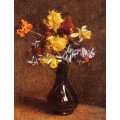 Vase of Flowers Painting Reproduction
