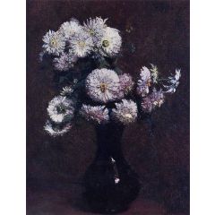 Chrysanthemums Painting Reproduction