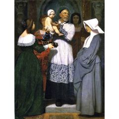 Saint Vincent de Paul Painting Reproduction