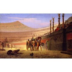 Ave Caesar, Morituri Te Salutant Painting Reproduction
