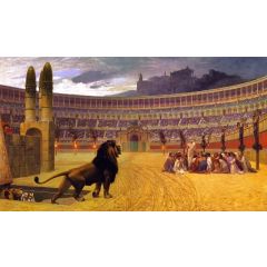 Last Prayers of the Christian Martyrs Painting Reproduction