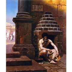 Cave Canem, also known as War Prisoner in Rome Painting Reproduction