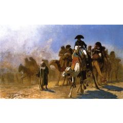Napoleon and his General Staff in Egypt Painting Reproduction