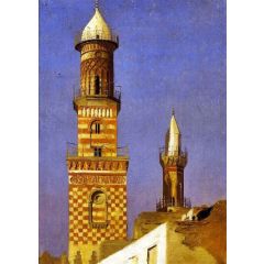 Minarets of Cairo Painting Reproduction
