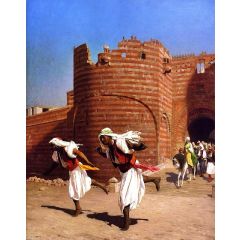 The Runners of the Pasha Painting Reproduction