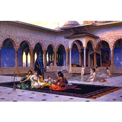 The Terrace of the Seraglio Painting Reproduction