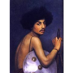 Bishari, Bust of a Warrior Painting Reproduction
