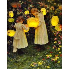 Japanese Lanterns Painting Reproduction