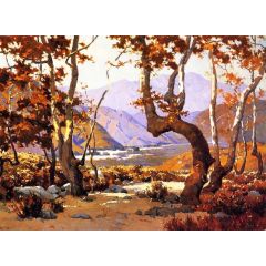 Golden Autumn, Cajon Pass Painting Reproduction