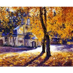 Notre Dame de Grace, Honfleur Painting Reproduction