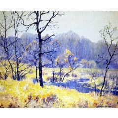 Misty Morning Painting Reproduction