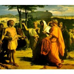 Cincinnatus Receiving Deputies of the Senate Painting Reproduction
