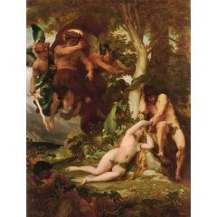 The Expulsion of Adam and Eve from the Garden of Paradise Painting Reproduction