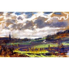 The Seine Estuary Painting Reproduction