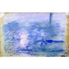 The Thames in Fog Painting Reproduction