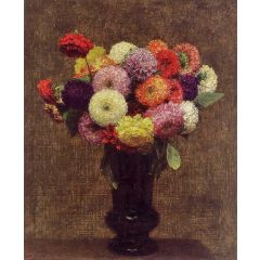 Dahlias Painting Reproduction