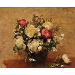 Peonies Painting Reproduction