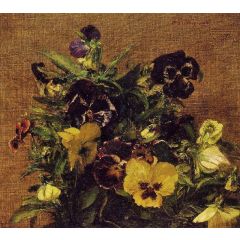 Pansies Painting Reproduction