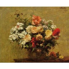 Summer Flowers Painting Reproduction