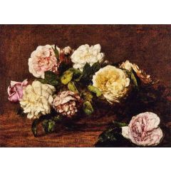 Flowers: Roses Painting Reproduction
