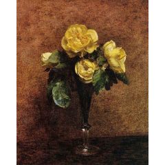 Fleurs: Roses Marechal Neil Painting Reproduction