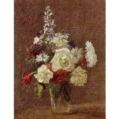 Mixed Flowers Painting Reproduction