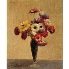 Anemones and Buttercups Painting Reproduction
