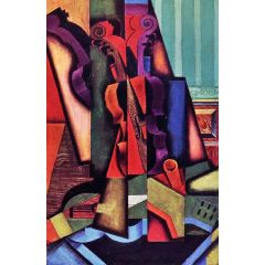 Violin and Guitar Painting Reproduction