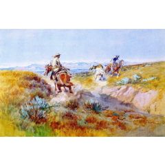 When Cows were Wild Painting Reproduction